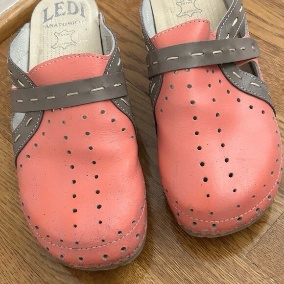 LEDI 311 Anatomic Clogs – European Leather Comfort, Size 8 - Picture 7 of 9